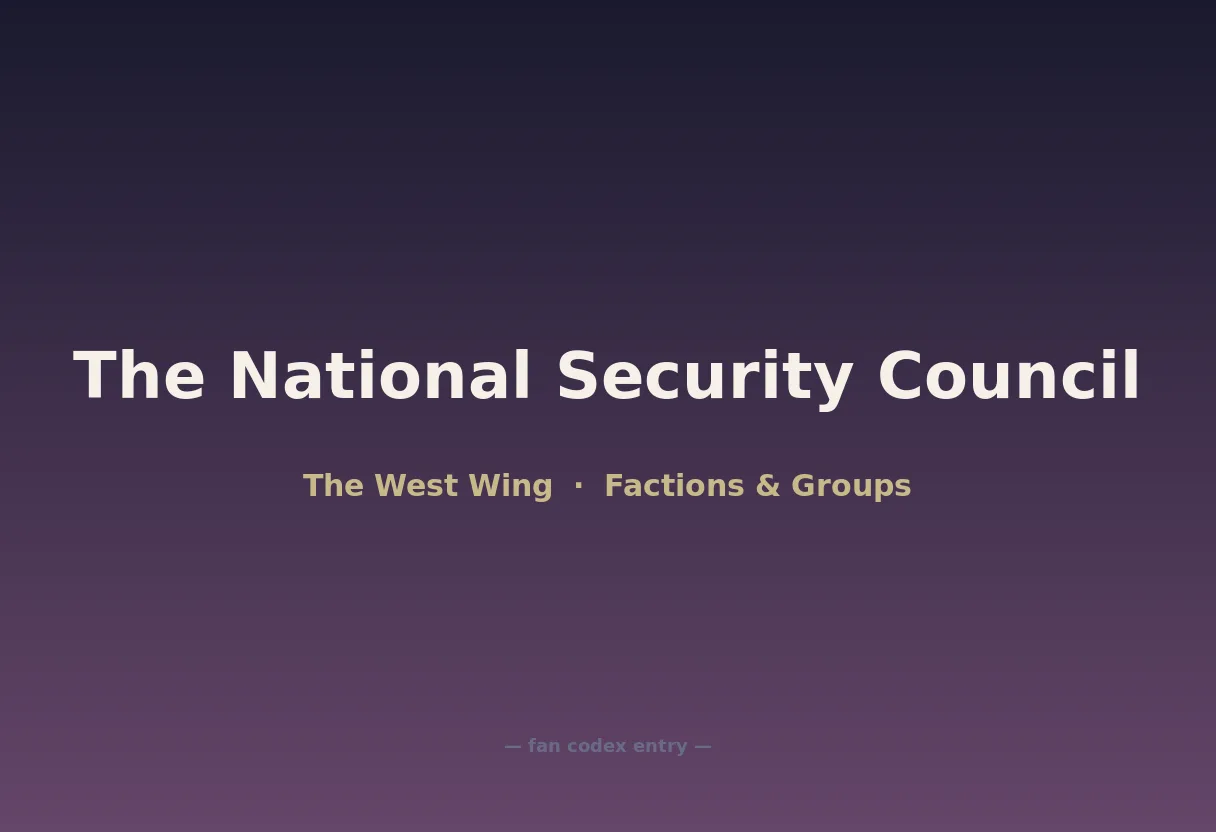 The National Security Council