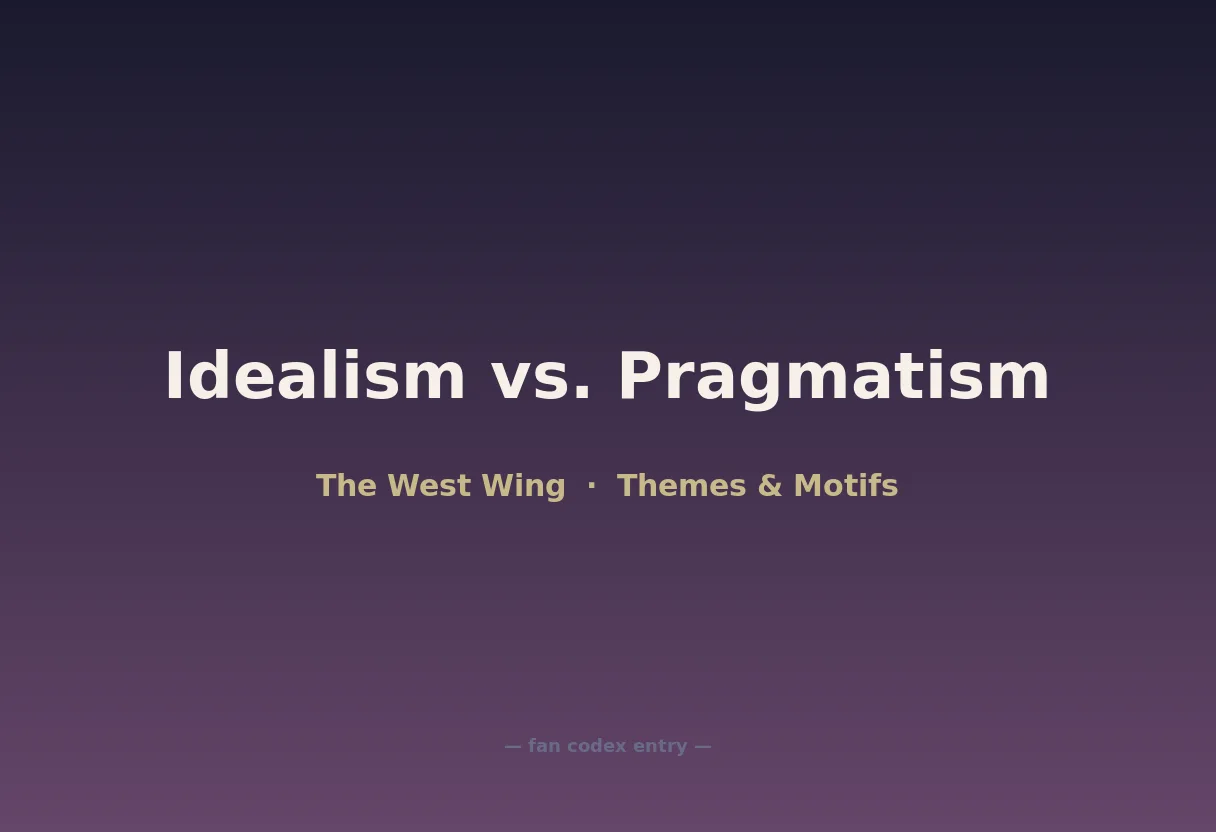 Idealism vs. Pragmatism