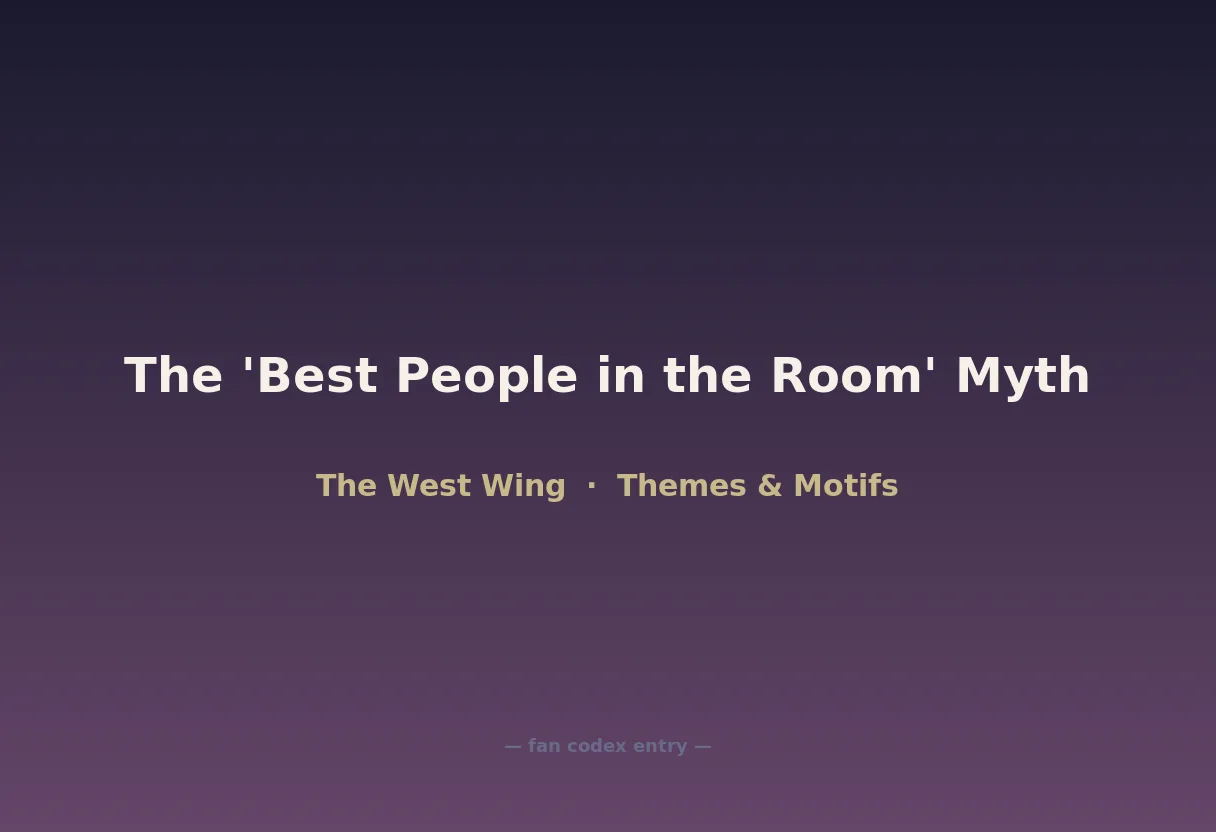 The 'Best People in the Room' Myth