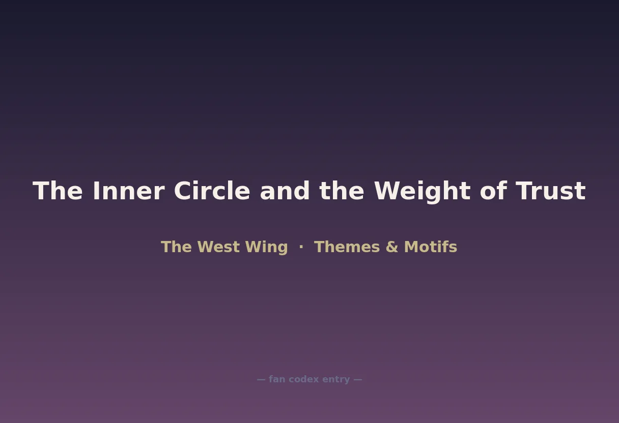 The Inner Circle and the Weight of Trust