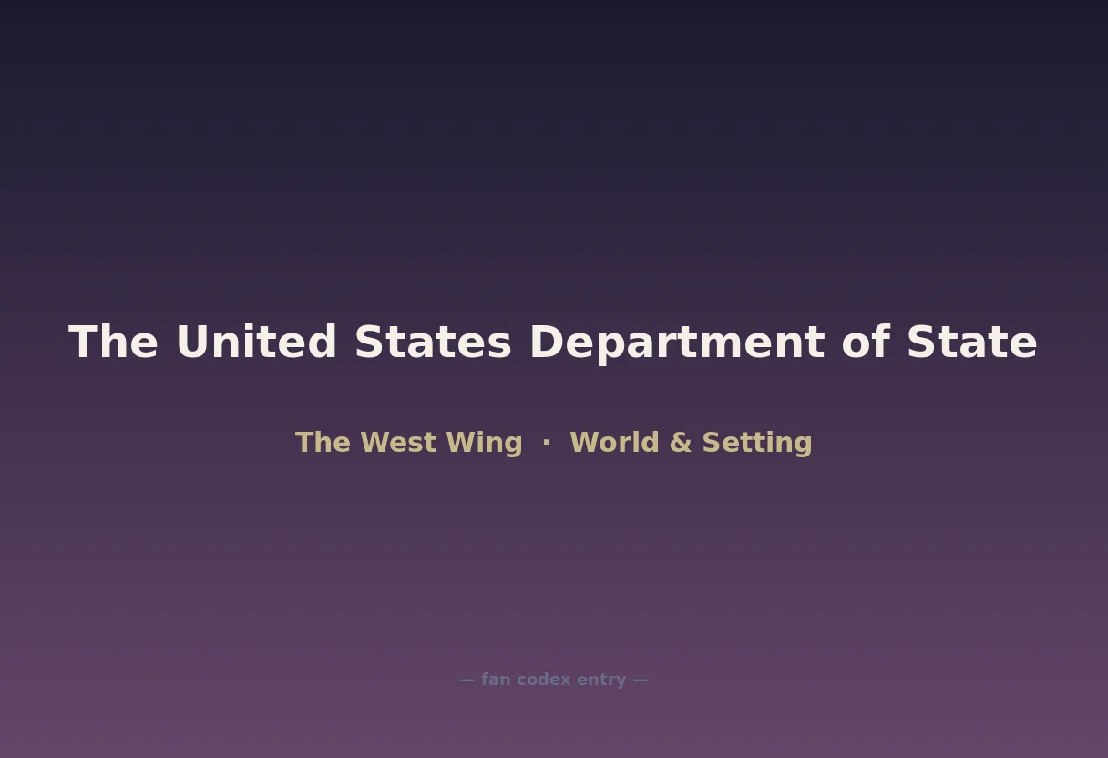 The United States Department of State
